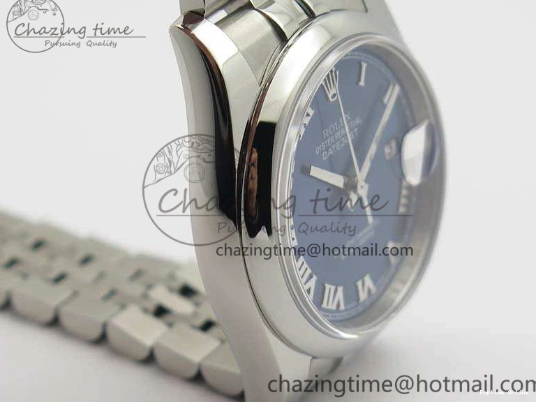 0516 DateJust 36mm SS 116200 ARF 1:1 Best Edition Blue Roman Dial On 904L SS Jubilee Bracelet SA GoodFit 3520